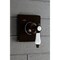 Kingston Brass KS3045BPL Bel-Air Three-Way Diverter Valve W/Trim Kit, Oil Rubbed Brnz KS3045BPL - alternate 6